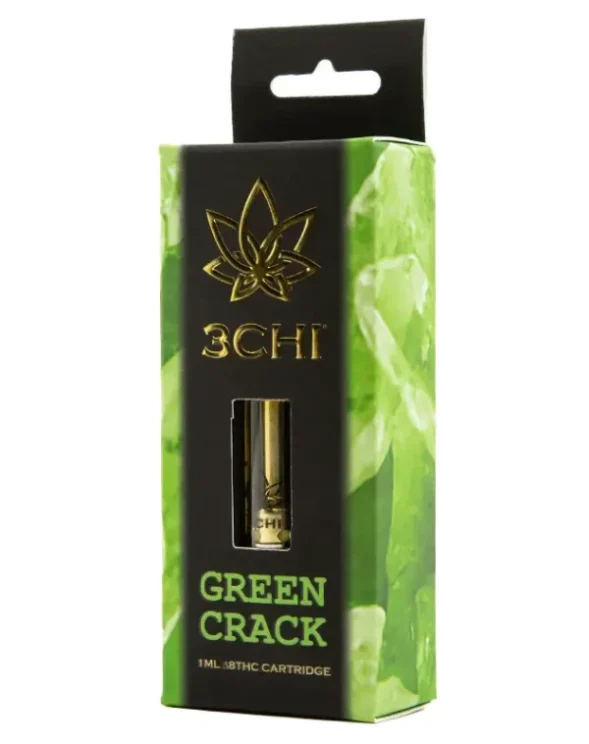 Green Crack 3chi Delta 8 Vape Cartridge